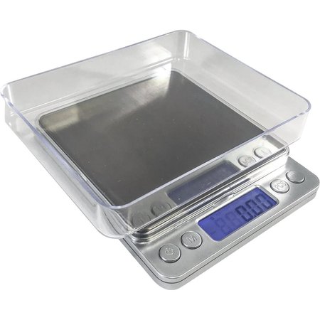 MOON KNIGHT Optima Home Scales Titanium Stainless Steel Platform Large Pocket Scale - 500 x 0.01 g OP385109